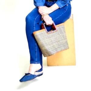 J. McLaughlin Holina Denim Mule Flat